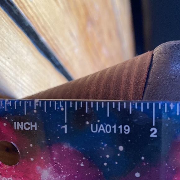 Cole Haan navy blue wedge sandals - Picture 6 of 8